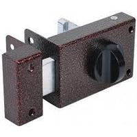 ОМЕГА ЗН1 замок накладной цилиндровый 4 ключа медь (коробка 30 шт.)