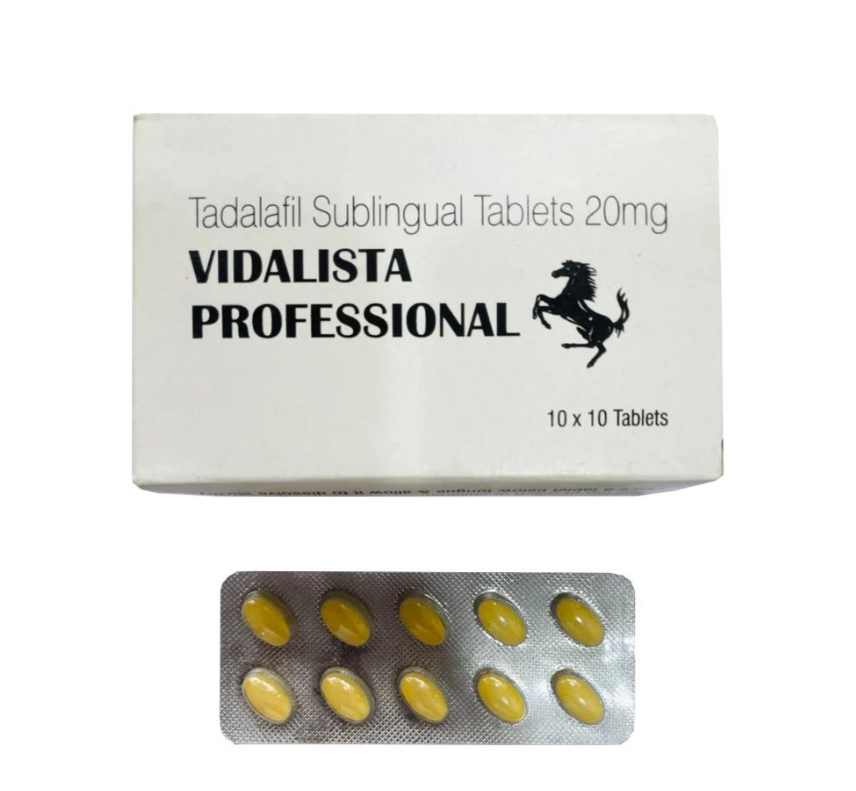 Препарат для усиления потенции Vidalista Professional 20 mg (10 таб.), фото 1