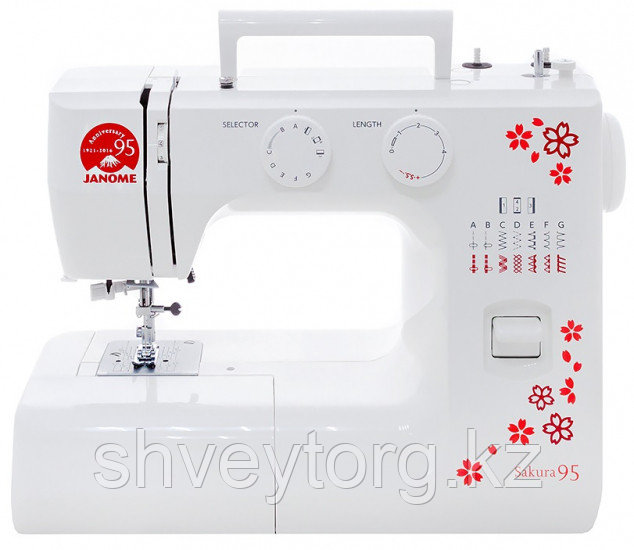 Бытовая электромеханическая швейная машина Janome Sakura 95, фото 1