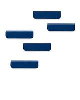 Держатель магнитный самоклящийся для фиксации документов "Durable Durafix", 60х17мм, синий