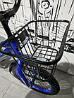Детский Двухколесный велосипед "Prego" со СВЕТовыми эффектами. Размер 16". Боковые колесики, крылья, багажник, корзинка., фото 2