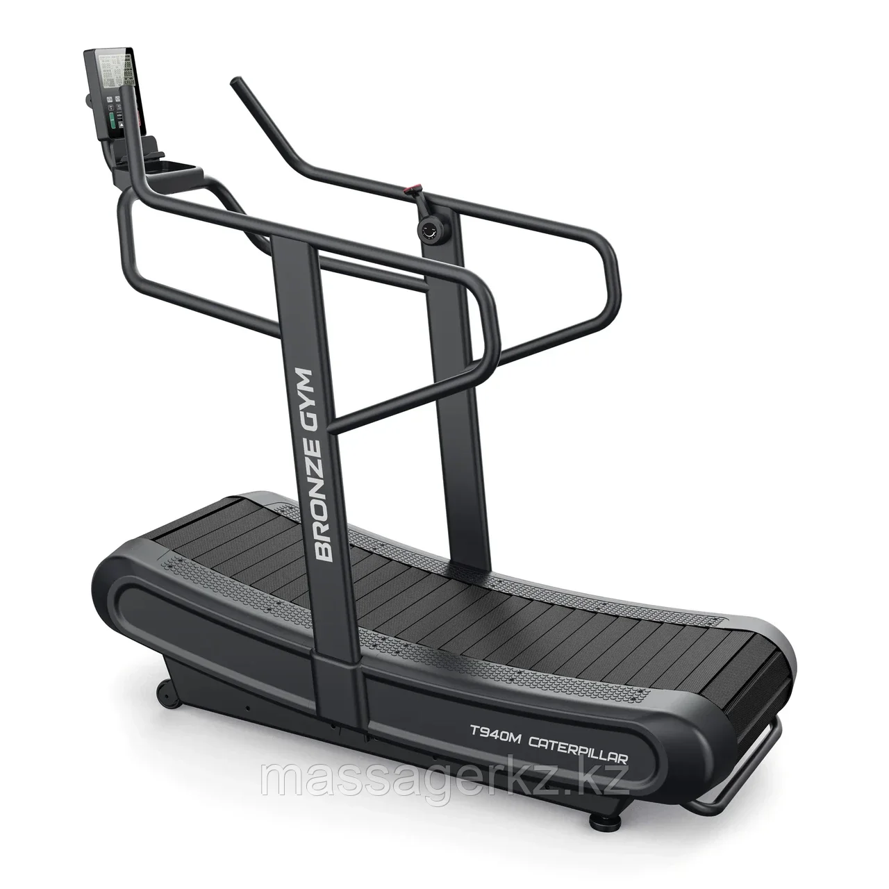 Беговая дорожка профессиональная инерционная механическая BRONZE GYM T940M CATERPILLAR (new), фото 1