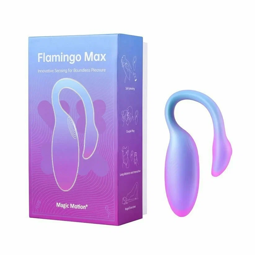 Вибромассажёр с интеллектуальным управлением Magic Flamingo Max от Magic motion фиолетовый