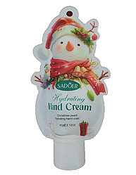 Рождественский крем для рук "Снеговик" (Персик) SADOER, 60г