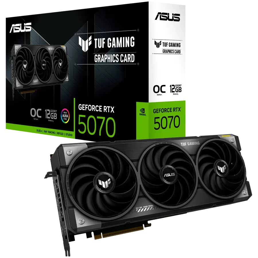 Видеокарта Asus TUF RTX 5070 12GB (TUF-RTX5070-O12G-GAMING), фото 1