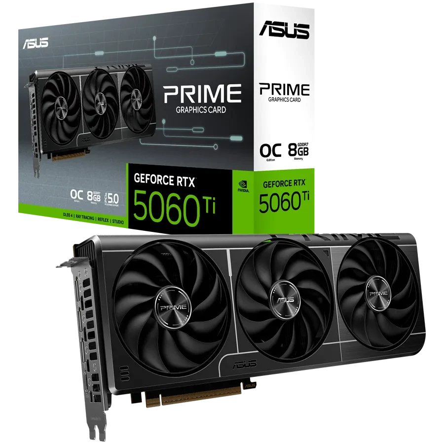 Видеокарта Asus PRIME RTX 5060 Ti 8GB (PRIME-RTX5060TI-O8G), фото 1