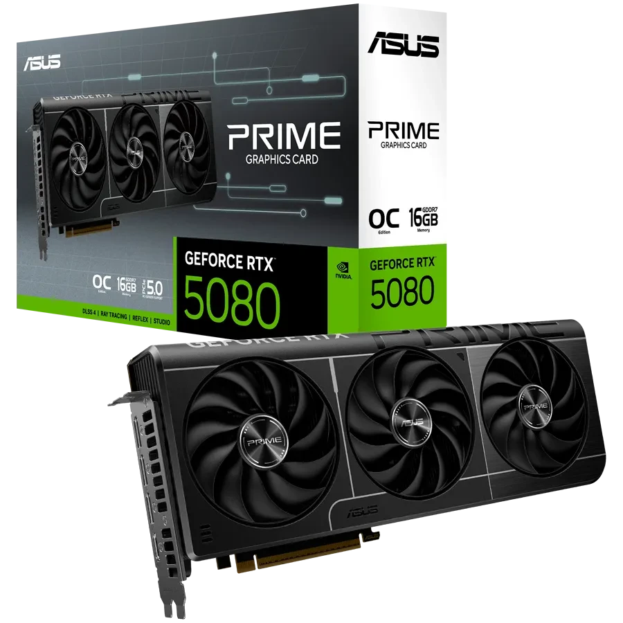 Видеокарта Asus PRIME RTX 5080 16GB (PRIME-RTX5080-O16G), фото 1