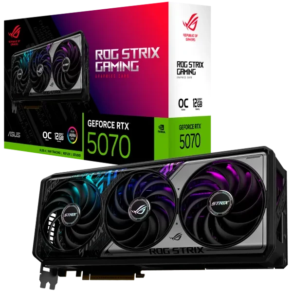 Видеокарта Asus ROG STRIX RTX 5070 12GB (ROG-STRIX-RTX5070-O12G-GAMING), фото 1