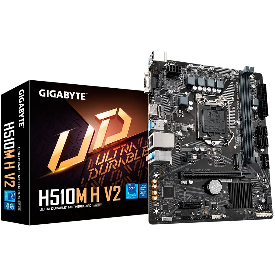 Материнская плата Gigabyte H510M H V2 S1200 mATX (H510M H V2), фото 1