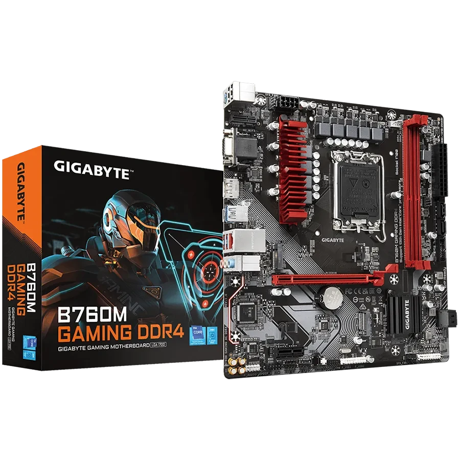 Материнская плата Gigabyte B760M GAMING DDR4 LGA1700 mATX (B760M GAMING DDR4), фото 1