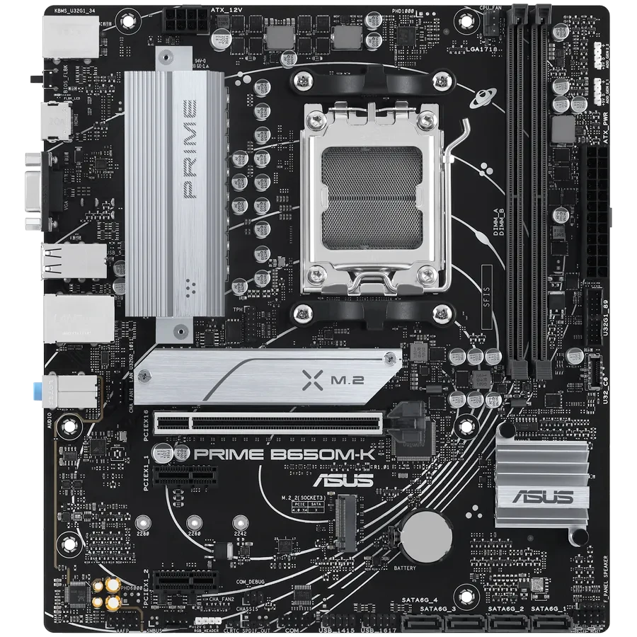 Материнская плата Asus PRIME B650M-K mATX (PRIME B650M-K), фото 1