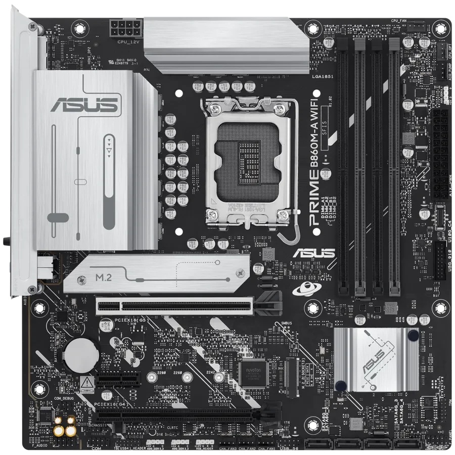 Материнская плата Asus PRIME B860M-A WIFI mATX (PRIME B860M-A WIFI), фото 1