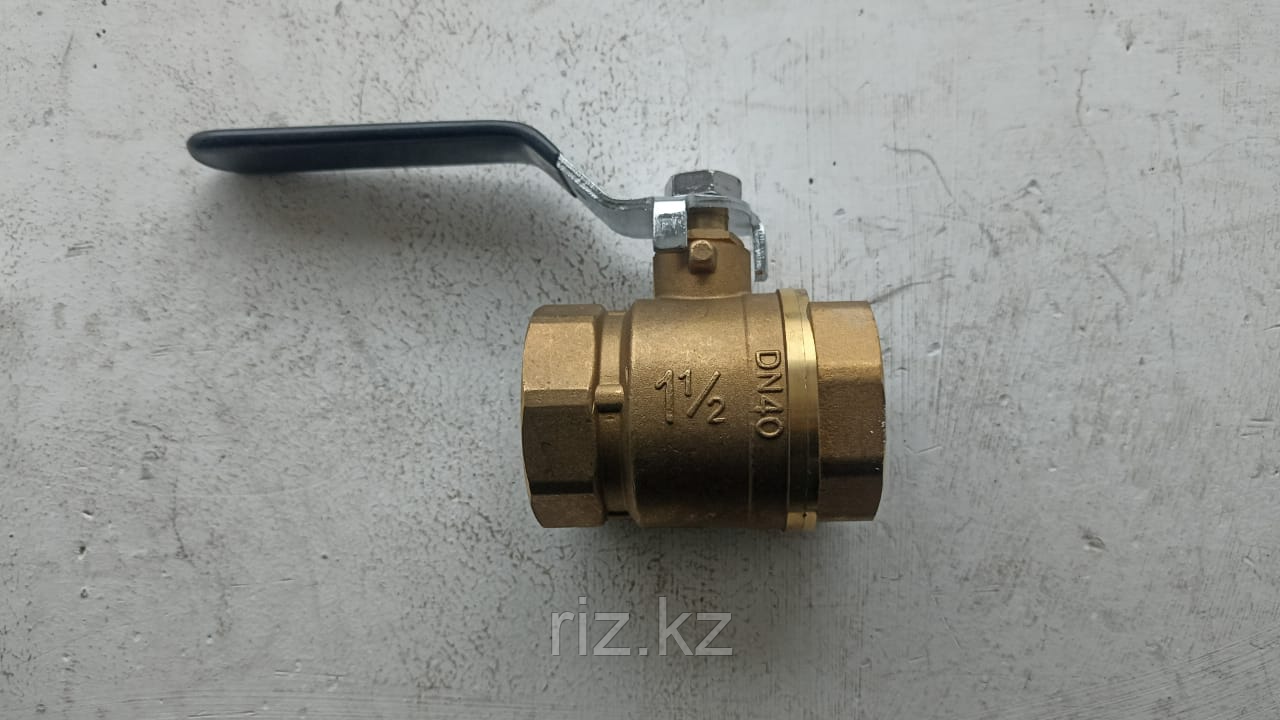 Кран шаровой латунный Галлоп DN40, PN25, фото 1