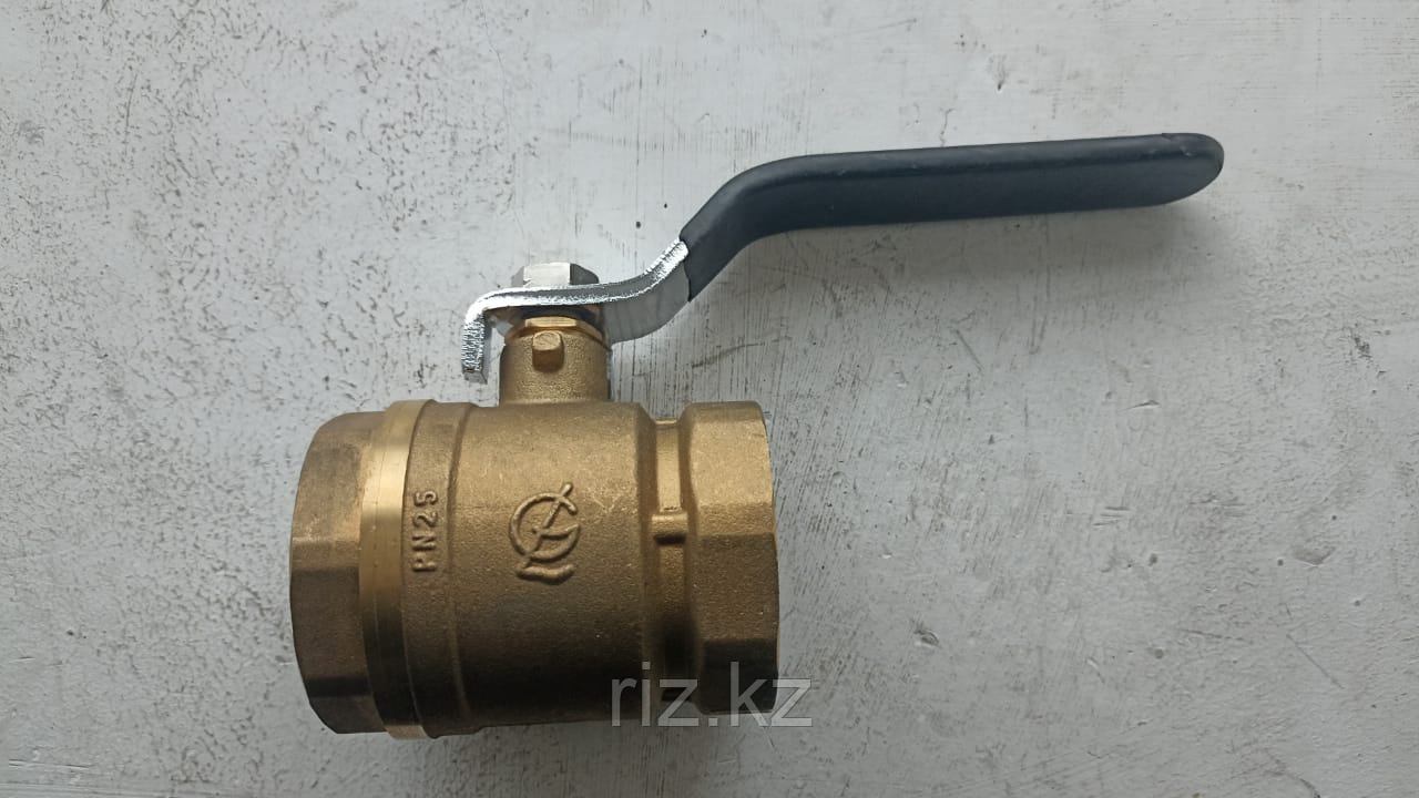 Кран шаровой латунный Галлоп DN50, PN25, фото 1