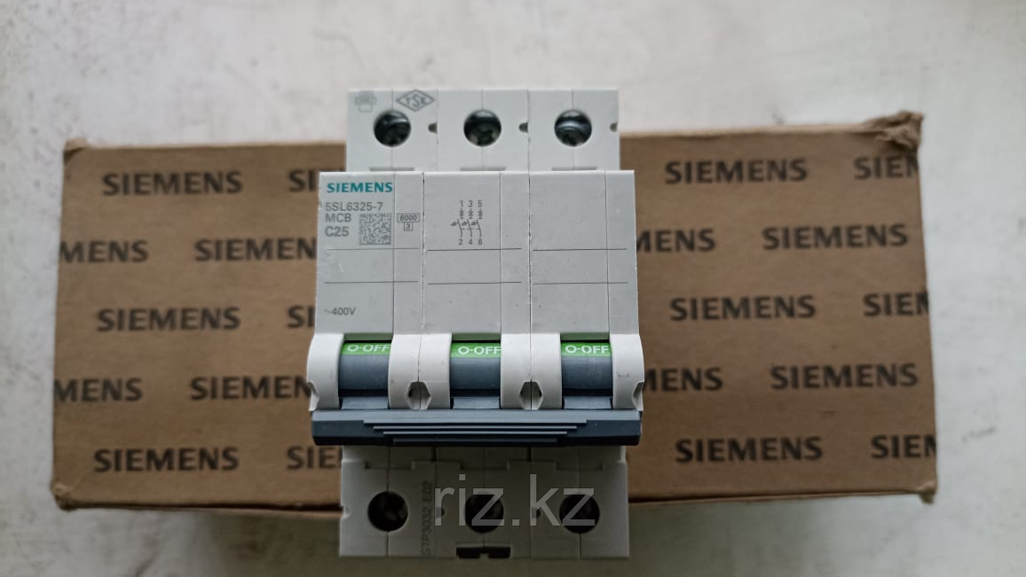 Автоматический выключатель Siemens 5SL6325-7, 25A, 3P, 400V, фото 1