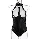 Боди черный латексный, фото 7