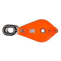 Блок монтажный однорольный с  ушком TOR HQG(L) K1-10,0 т с откидной щекой (G)