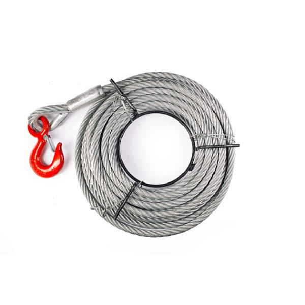 КАНАТ 40 м для лебёдки TOR МТМ 5400 5,4 т (тип ZNL) d=20мм, фото 1