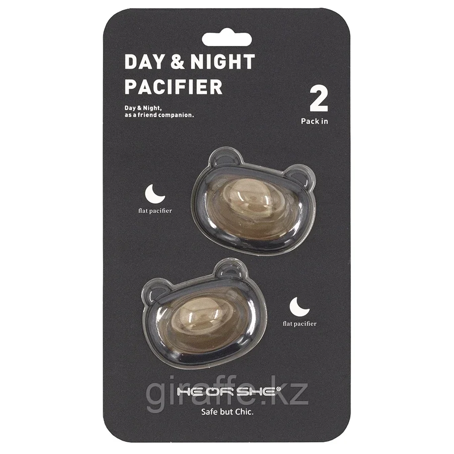 HEORSHE Соски пустышки День и Ночь 3м+, фото 1