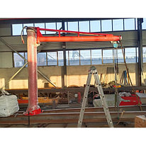 Кран консольный поворотный ручной TOR PSJ45050 500 кг, высота 4 м, стрела 5 м