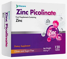 Vitacare Zinc Picolinate для укрепления иммунитета 120шт