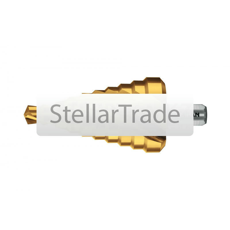 URAGAN 9-36мм, 10 ступеней, винтовая спираль, сверло ступенчатое (29658-9-36-10)