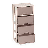Уценка 25-1474 Комод М7834 4 секции Колорит бежевый, фото 2