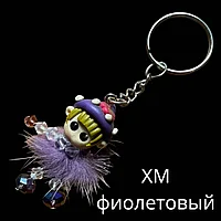 Брелок SNS Кукла в шапке «мухомор» 50*30 мм искусственный мех, акрил, стекло 1 шт