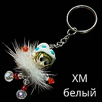 Брелок SNS Кукла в шапке «мухомор» 50*30 мм искусственный мех, акрил, стекло 1 шт