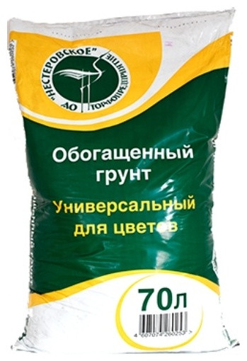 Грунт обогащенный Универсальный для цветов 70 л  Янтарный край