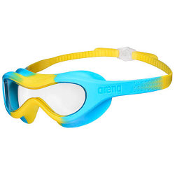 Полумаска детская Arena Spider Kids Mask 2-5 лет yellow blue