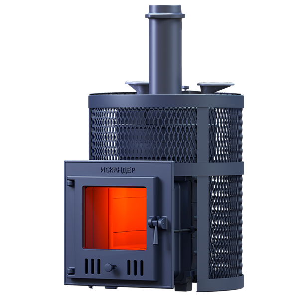 Печь для бани GFS Искандер Ураган 25 (М) ЗК (Техно Лит) от 16 до 25 м3, фото 1