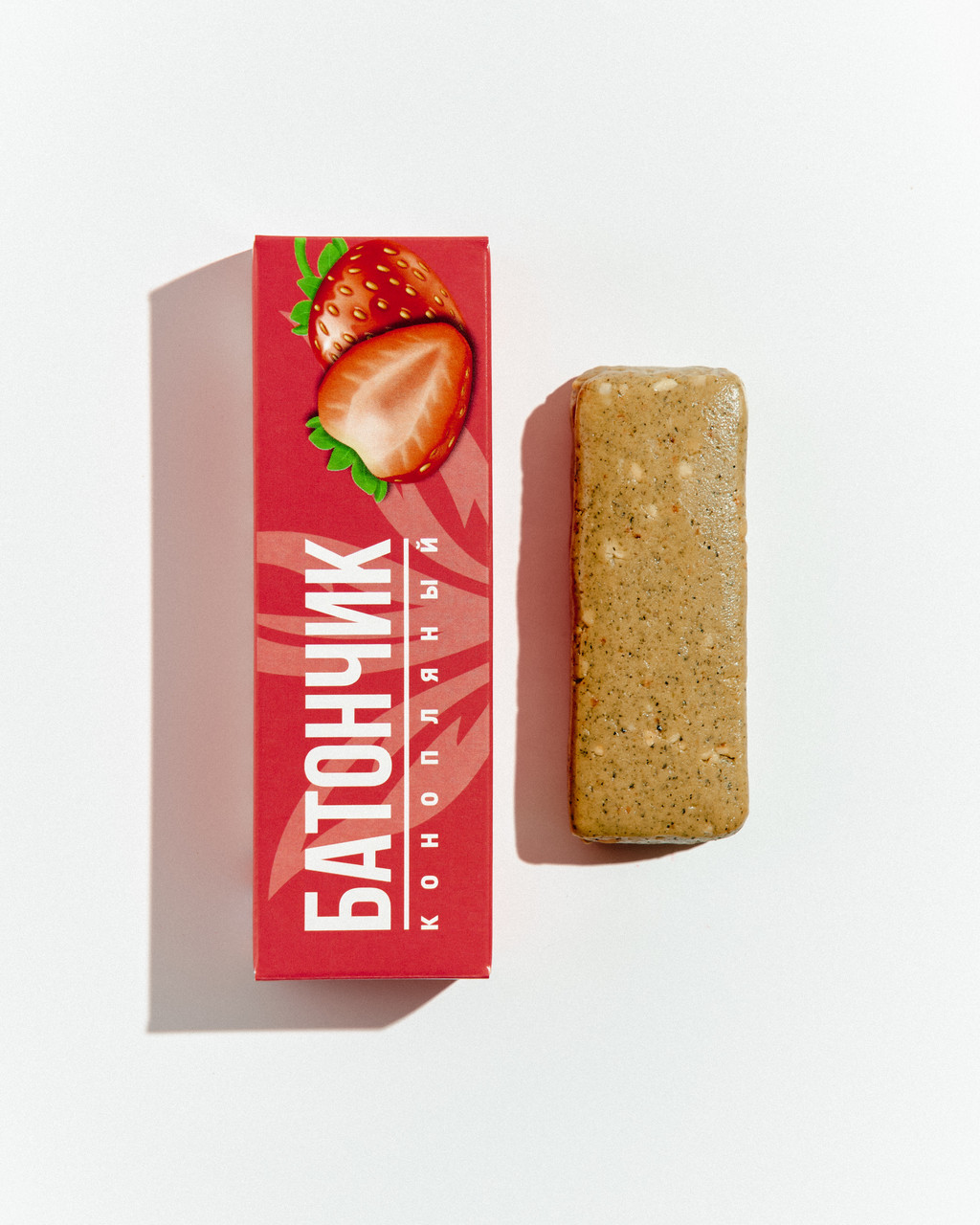 Батончик конопляный (клубника), фото 1