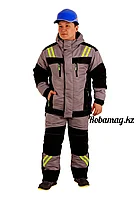 Костюм рабочий мужской зимний "Восток", серый