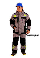 Костюм рабочий мужской зимний "Восток", серый