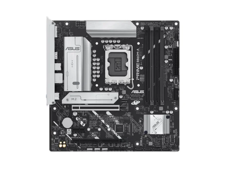 Материнская плата ASUS PRIME B860M-A WIFI, LGA1851 B860 4xDDR5 4xSATA 2xM.2 HDMI 2xDP USB-C mATX