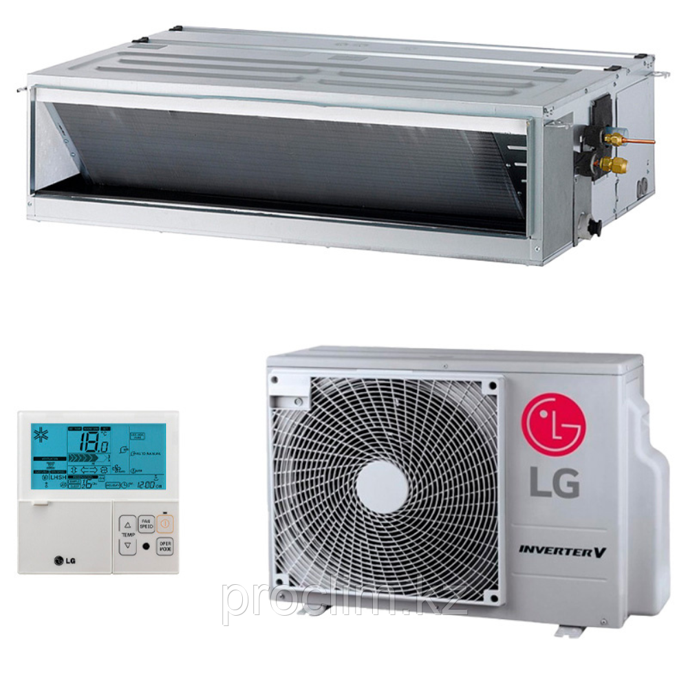 Инверторный канальный кондиционер средненапорный LG CM18R