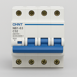 179747 Авт. выкл. NB1-63 4P 32A 6кА х-ка C (R)