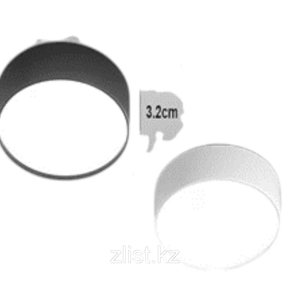 Светильник накладной 36W 3CCT черный круг, фото 1