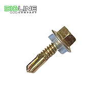 Шуруп с шестигранной головкой , со сверлом 5,5х70