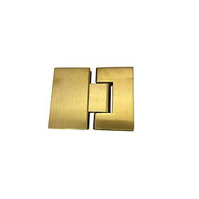 Петля стекло-стекло угол поворота 180˚ | FGD-63 SUS304/GB | Матовое золото