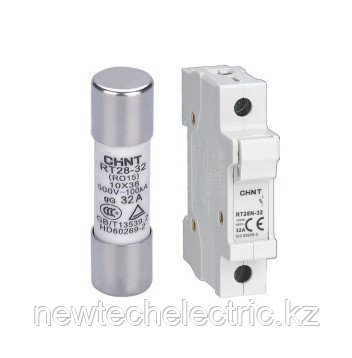 Держатель плавких вставок с индикацией RT28-63N 14х51 1П (CHINT), фото 1