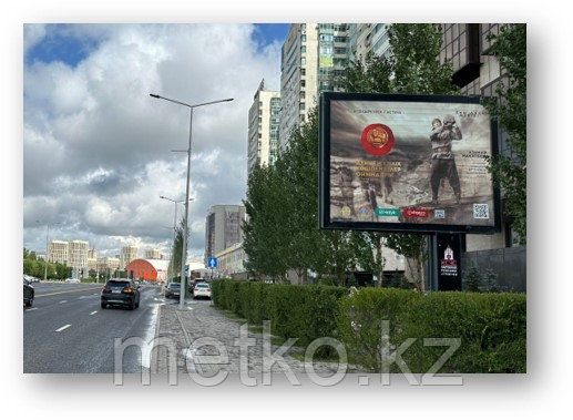 Ситиборд: пр. Момышулы/ул.Кошкарбаева (ЖК Виктория) А, фото 1