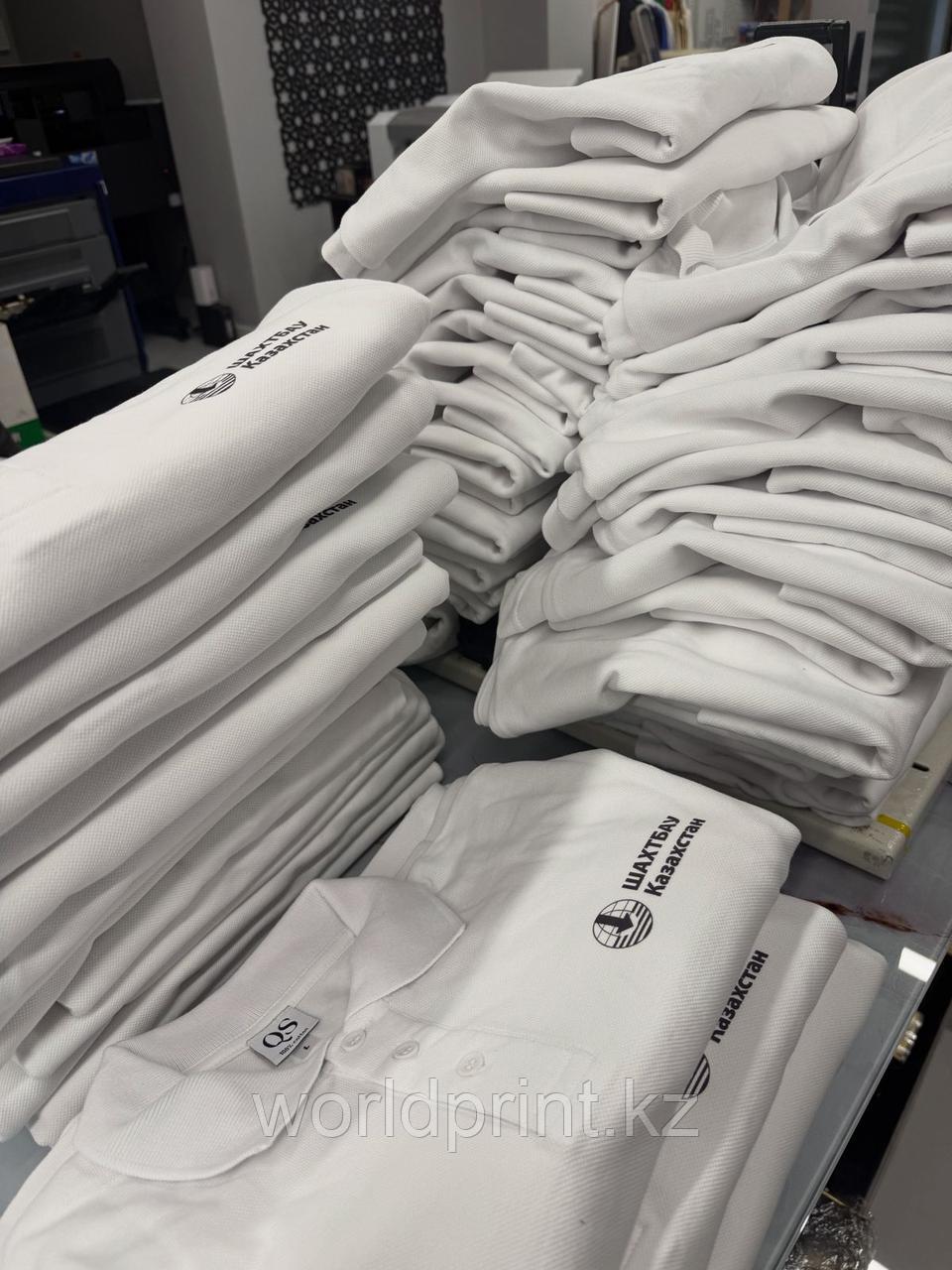 Печать на футболках поло