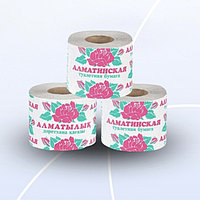 Бумага туалетная Карина "Алматинская", 1 слойная, 12 рулонов в упаковке