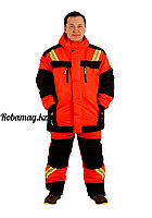Костюм рабочий мужской зимний "Восток" красный