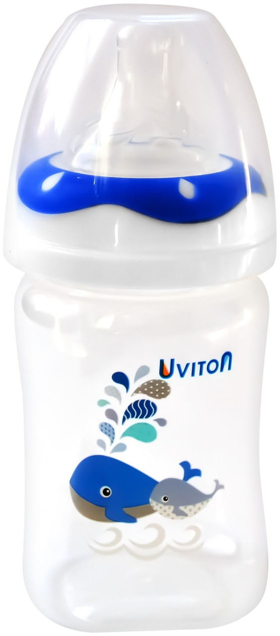 Бутылочка для кормления Uviton широкое горлышко 125мл, ПП, фото 1