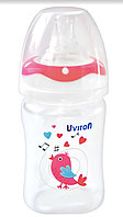 Бутылочка для кормления Uviton широкое горлышко 125мл, ПП