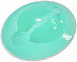 Тарелочка для прикорма с крышкой и ложечкой Uviton, пластик BPA-free, фото 2
