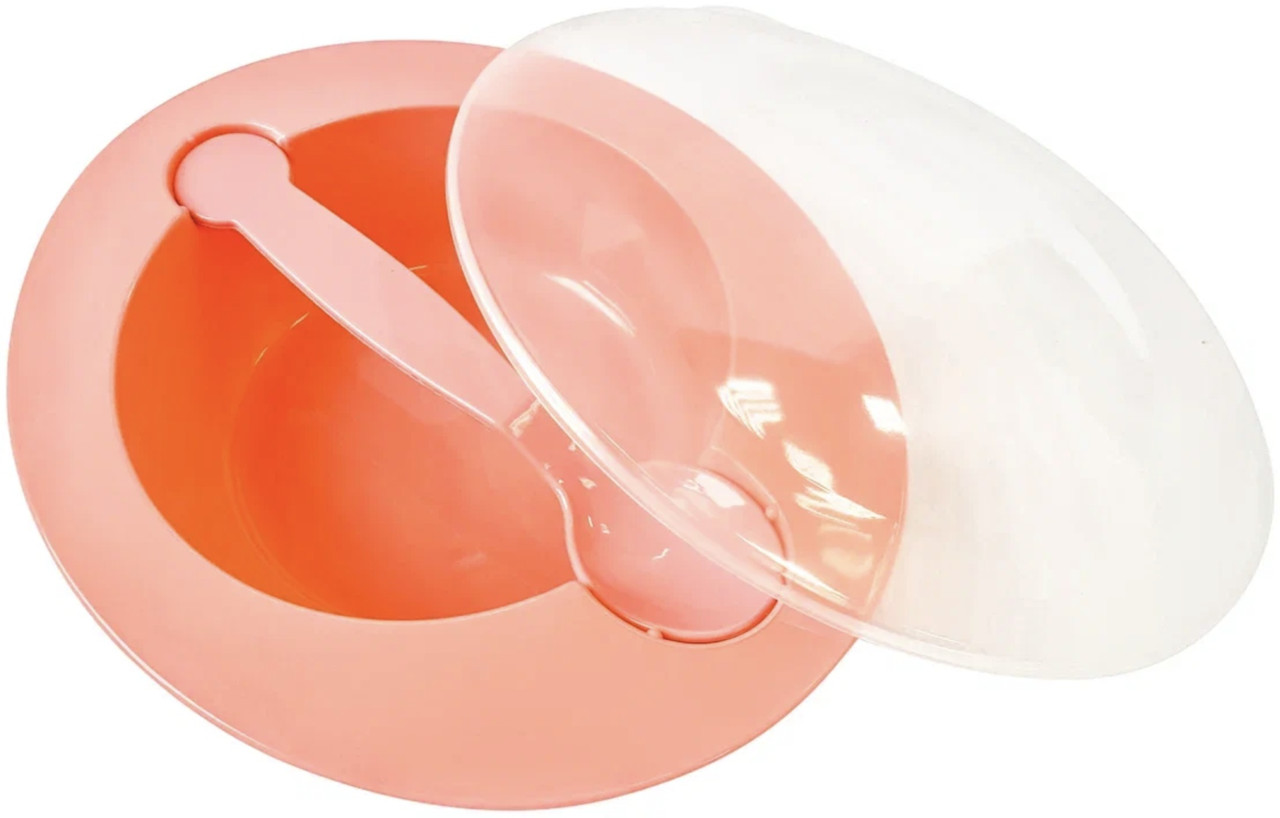 Тарелочка для прикорма с крышкой и ложечкой Uviton, пластик BPA-free, фото 1